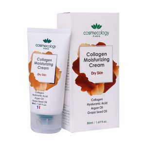 کرم مرطوب کننده کلاژن پوست خشک 50 میلی لیتر کاسمکولوژی Cosmecology