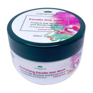 ماسک کراتینه احیا کننده موهای رنگ شده 250 میلی لیتر کاسمکولوژی Cosmecology
