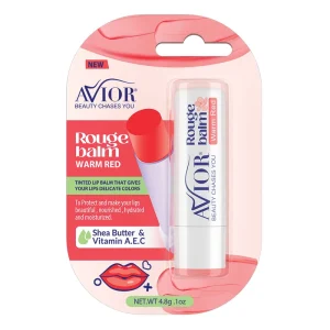 رژ بالم کارتی رنگ قرمز Warm Red اویور AVIOR